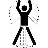 jumping jacks Icon - Download jumping jacks Icon 15085 | Noun Project